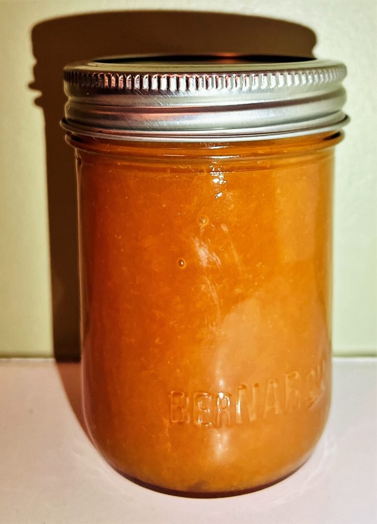 Reduced Sugar Peach Jam Preserve Recipe