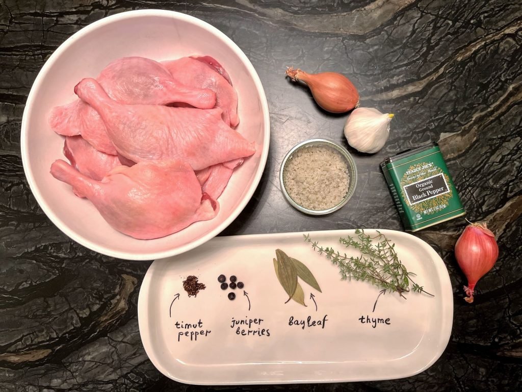 confit duck leg recipe ingredients