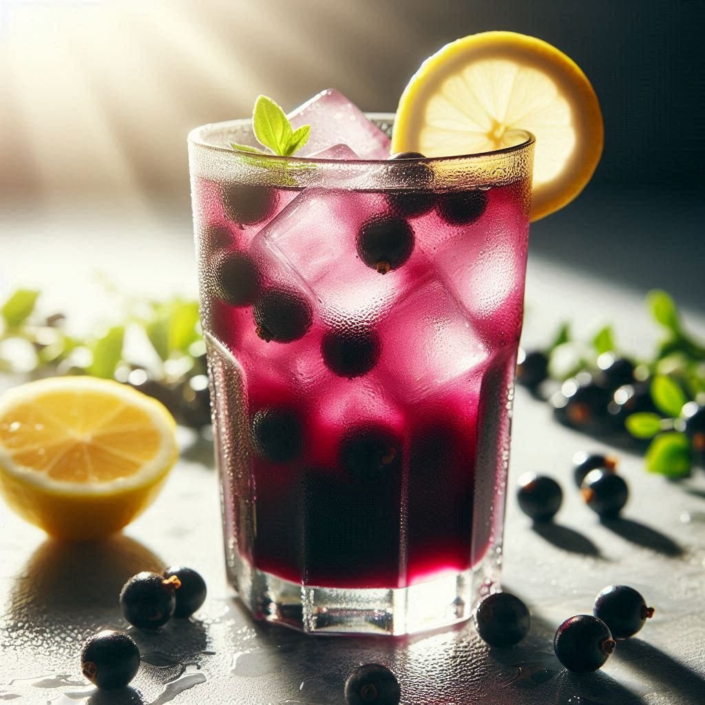 blackcurrant lemonade - ai art